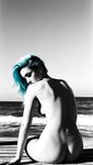 Hot Photo Collection: Seductive Blue-Haired Tiefling in Dark Fantasy Vibes