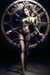 Seductive Steampunk Beauty: AI Generated Porn Fantasy in an Industrial World