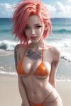 Discover the Allure of AI-Generated Nudes - Stunning Beach Beauties