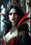 AI Generated Porn: Vampire Mistress in Provocative AI Nudes