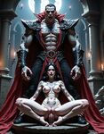 AI Generated Porn: Vampire Mistress in Provocative AI Nudes