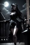 AI Generated Porn: Vampire Mistress in Provocative AI Nudes
