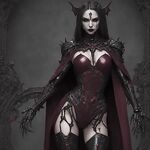AI Generated Porn: Vampire Mistress in Provocative AI Nudes