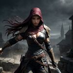 AI Nudes: XXX AI Masked Girls with Knives, Big Tits, and the Allure of a Nude Assassin