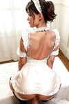 Sexy Naked AI Girl as a Fantasy Housekeeper: Stockings, Uniform, and the Hottest AI Nudes