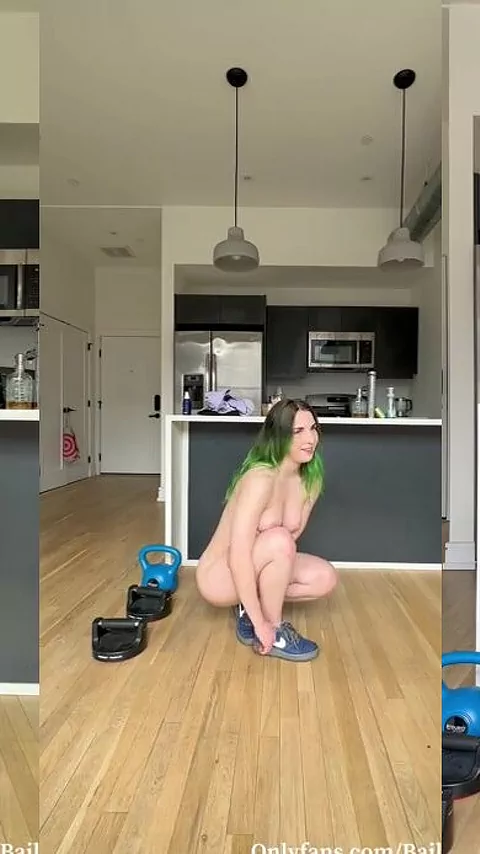 Amateur Natural Tits Teen Trips in Kitchen for Epic Masturbation
